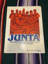 Junta Board Game 1979 Creative Wargames Workshop Complete Political Strategy