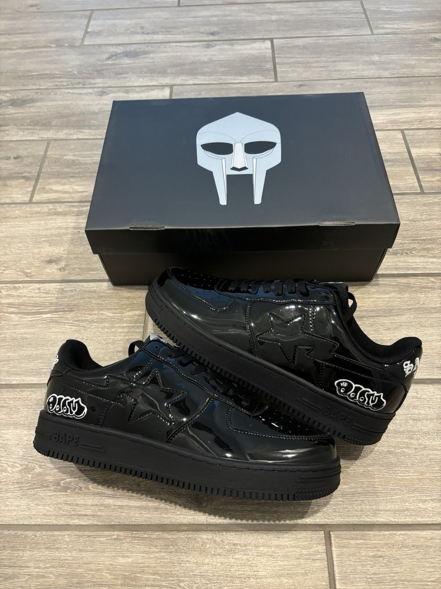 Black Bapesta size 10.5 Authentic a bathing ape babe bape sta shark #2 black men main image 3