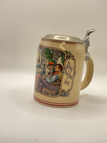 Vintage Marzi & Remy German Beer Stein Guitar Player and Students #1495
