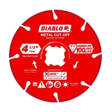 Diablo 4-1/2" X-LOCK Diamond Metal Cut-Off Disc