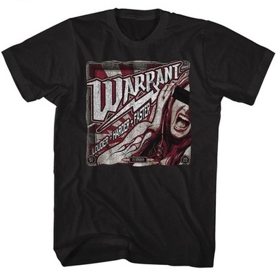 Warrant Louder Harder Faster T-Shirt