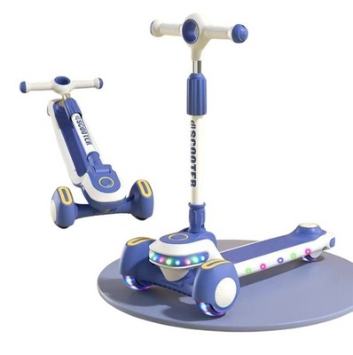 3 Rad Roller Kinder Tri klappbar neigbar drehbar verstellbar Schiebefahrt Jungen Mädchen