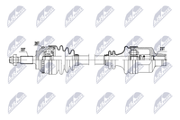 NTY Antriebswelle NPW-RE-235 FüR Renault