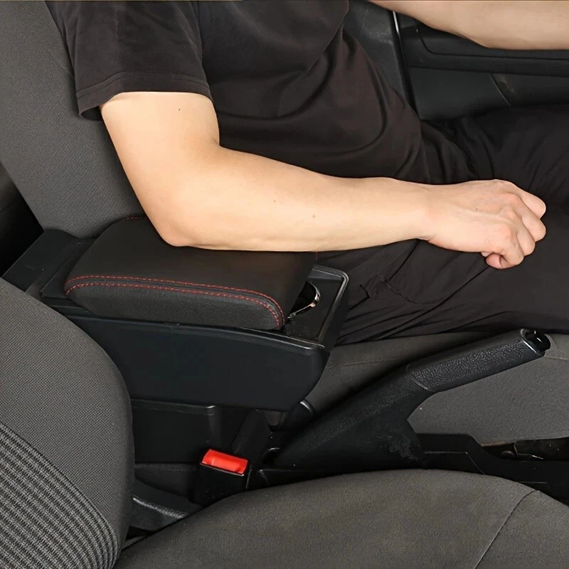 Fits 2014-2018 Mitsubishi Mirage Hatchback Center Console Armrest Storage Box - Image 3 of 4