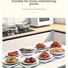 8pcs Expandable Lazy Turntable - Space-Saving Rotating Turntable