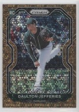 2021 Panini Prizm Bronze Donut Circle Prizm 3/40 Daulton Jefferies #95 1u6