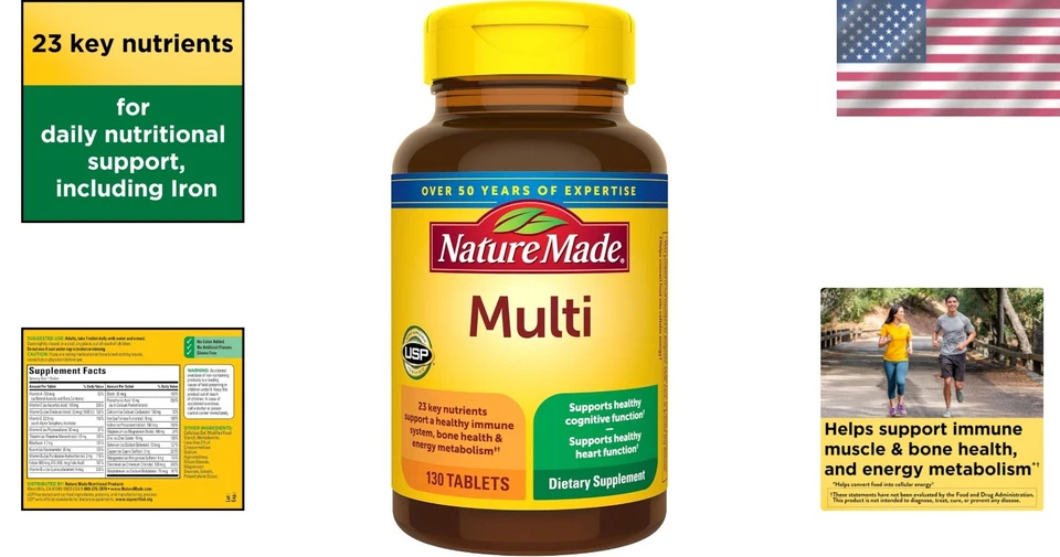 Ferro multivitamínico D3 130 unidades - Imagem 2 de 4