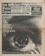 NME 22 MAR 1969 . SCOTT WALKER FRONT COVER . THE WHO BEACH BOYS STEVIE WONDER