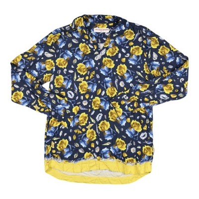 Orlebar Brown Shirt Mens SMALL Blue Club Tropicana Ridley Printed Size S