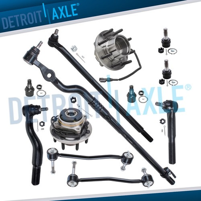 #ad 4WD Front Wheel Bearing Hubs TieRod Ball Joint for 2003 2004 Ford F 250 F 350 SD $345.67