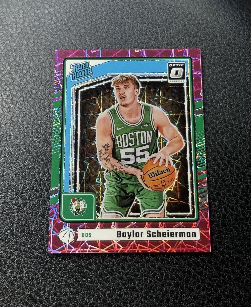 2024-25 Donruss Optic - Rated Rookie Baylor Scheierman #263 Pink Velocity /79