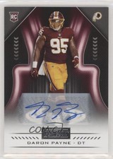 2018 Panini Playbook Rookies Signatures Daron Payne #167 Auto 1u6