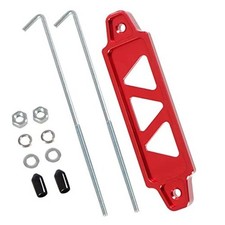 Battery Hold Down Sets,Heavy Duty Aluminum Car Battery Tie Down Bracket red