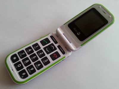 DORO PHONE EASY 410gsm SCHWARZ WEISS TOP OVP OHNE SIMLOCK SENIORENHANDY NOTRUF