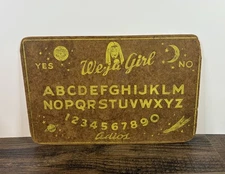 We-Ja Girl Talking Board 1940s Spirits Halloween Ghosts We Ja Ouija