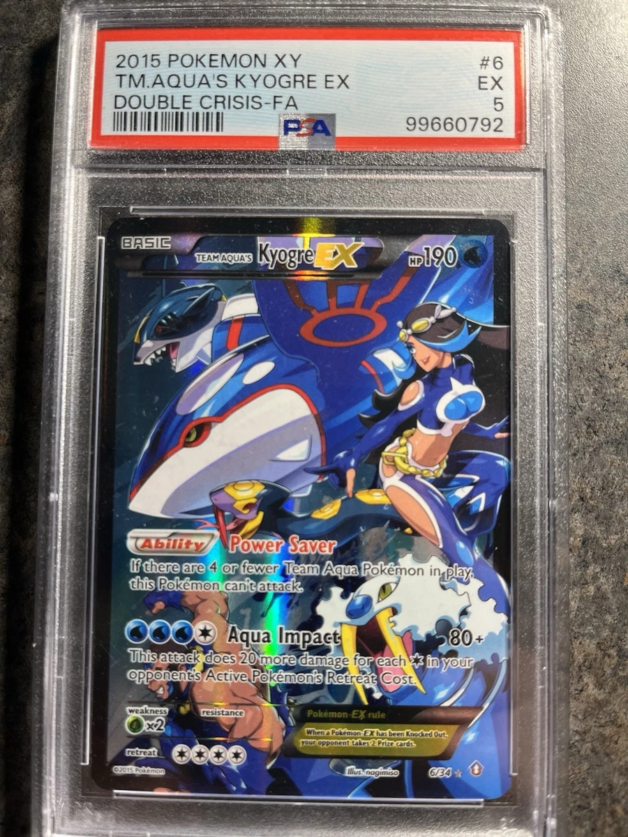 Kyogre Pokémon TCG Professional Sports Authenticator (PSA