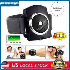 Smart Anti-Snoring Wearable Wristband Infrared Snore Stopper Device SnoringBlack