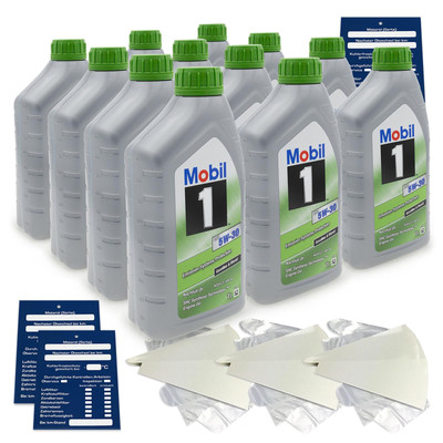 12 Liter Mobil 1 ESP 5W30 Motoröl MB 229.31 229.51 229.52 Porsche C30 API SN SM