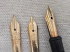 LOT VINTAGE PELIKAN 14k GOLD NIBS 585 FOR 100 100N 400 PART FOR FOUNTAIN PENS