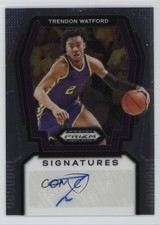 2024-25 Panini Prizm Draft Picks Signatures Trendon Watford #S-TWF Auto 0ip6