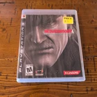 Metal Gear Solid 4 Guns of the Patriots PS3 2008 Complete CIB Tested