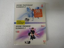 Adobe Photoshop Elements 7 Adobe Premiere 7 Retail Box - Complete