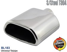 Punta de escape trapecio rectangular tubo de escape moldura para Subaru Legacy Ford KA