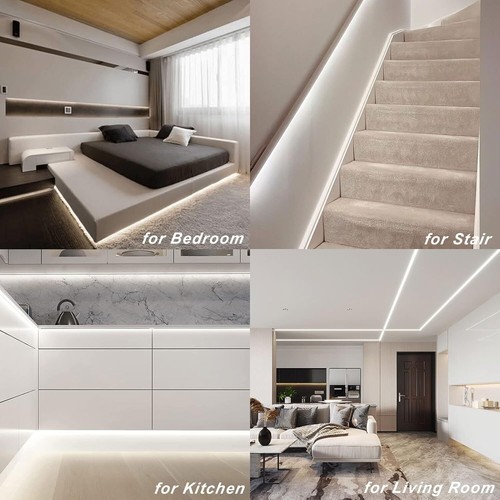 Battery Operated Led Strip Lights White with Remote, 8 Modes, Dimmable, Timer, S - Picture 2 of 11