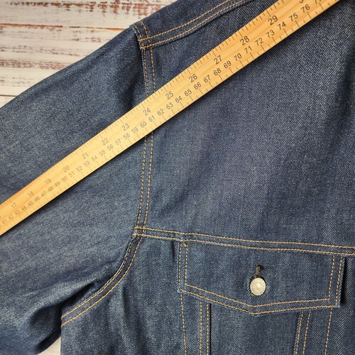 Levi's Trucker Denim Jacket Men’s 3XL Blue Button Front Classic Fit 100% Cotton - Picture 8 of 10