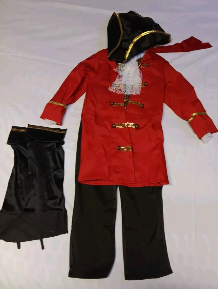 Disfraz de Capitán Cutlass Pirata Halloween Niños Niño Talla Pequeña 4-6 Foto 3 de 4