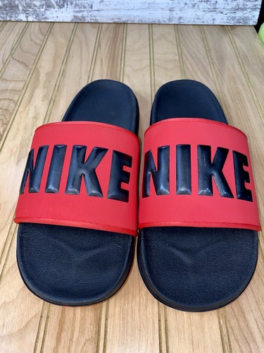 Nike Offcourt Slide Sandals University Black/Red BQ4639-002 Men's Size 11 |  eBay