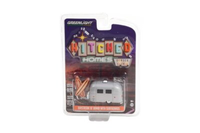 AIRSTREAM 16' BAMBI WITH SURFBOARDS 1/64 scale DIECAST CAR