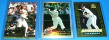 Andres Galarraga Baseball Card Lot Refractor Stars & Steel Gold Press Proof  