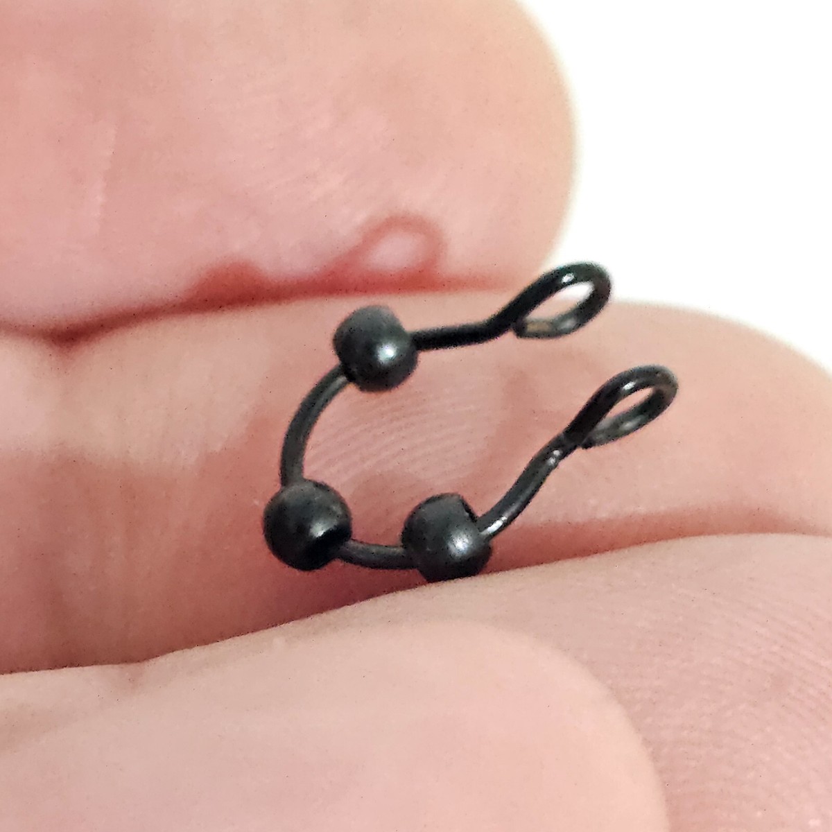 Anello Finto Per Setto Nasale In Argento / Gioielli - Foto 10