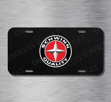 Bike Bicycle Bicycling Schwinn USA Car License Plate Front Auto Tag Plate