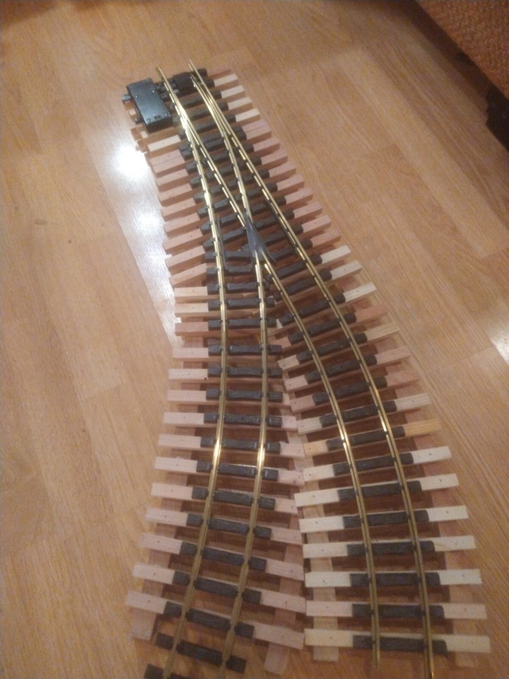 G Scale Garden Ceiling Trestle Train R3 CURVED Track Support LEFT ...