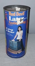 RED DEVIL LATEX BASE ANTIQUING PAINT CAN WITH PAPER LABEL UNUSED NOS