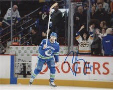 Vancouver Canucks Brendan Gaunce Signed Autographed 8x10 NHL Photo COA #3