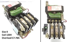 GE - CR206B0 - SIZE 0 STARTER CONTACTOR 18A - 115-575V - 1-5 HP - 110/120V Coil