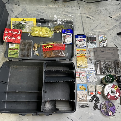 Fishing Box Lots VINTAGE Tackle Fishing Gear - Picture 2 of 4