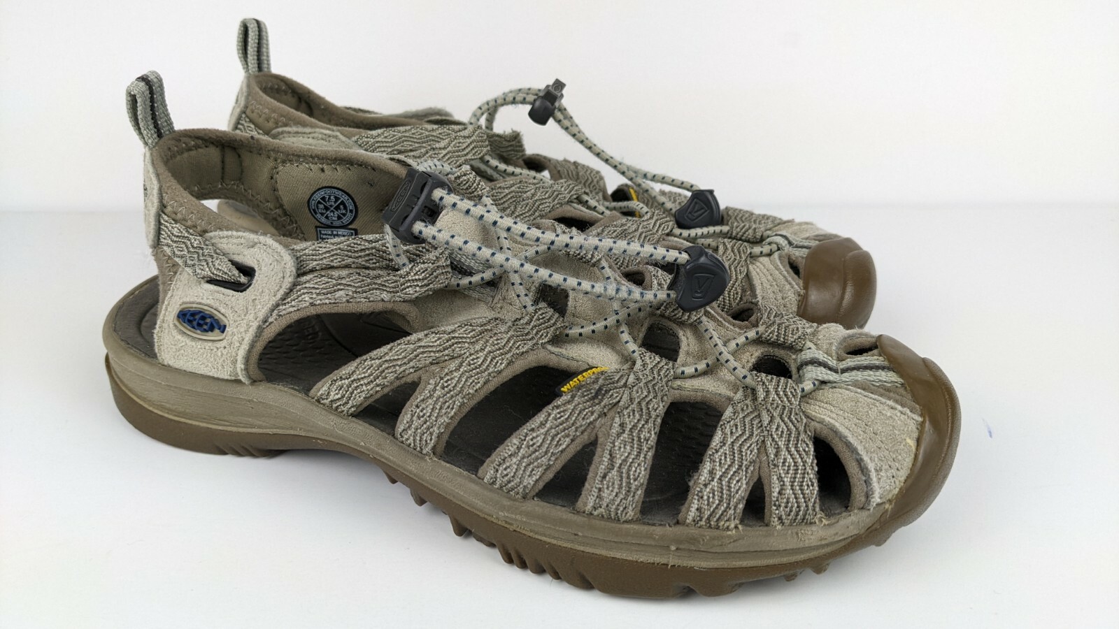 KEEN SANDALO DONNA WHISPER RESISTENTE ACQUA GRIGIO AGATA 1018226 TAGLIA 7 5