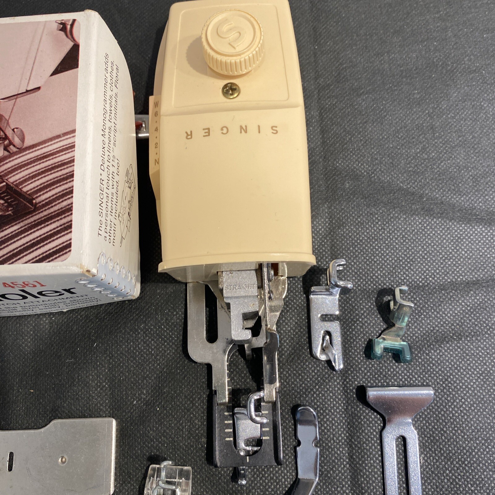 Singer Buttonholer And Machine Accessories