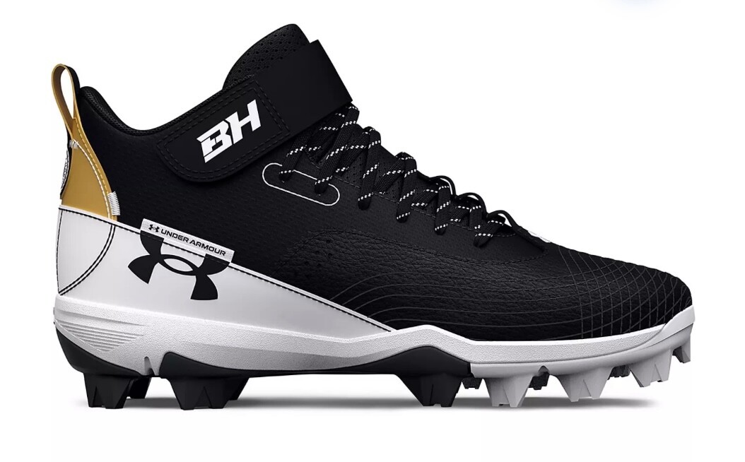 Youth Under Armor Bryce Harper Used Baseball Cleats 3.5Y