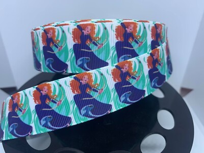 NEW 5-yards 1 inch Wide Disney Princess Merida 