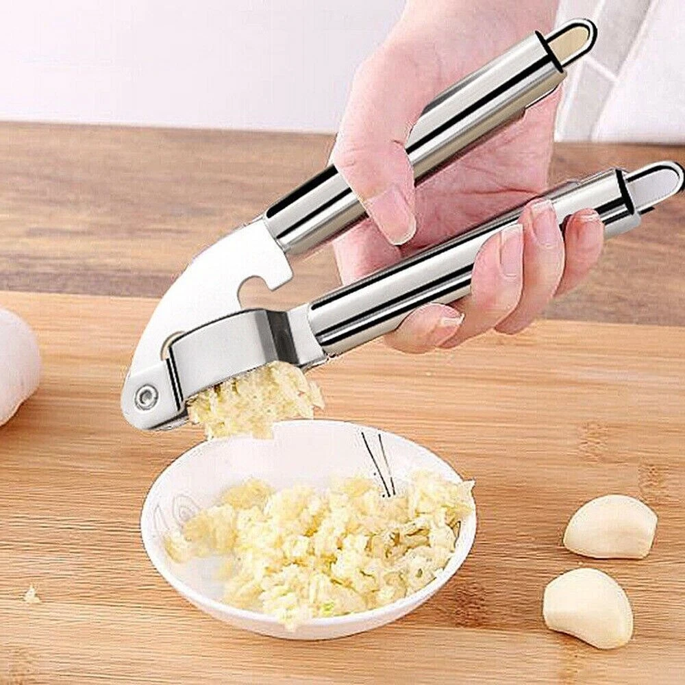 Household Garlic Crusher Mini Manual Garlic Grinder Kitchen Labor Saving  Garlic Meat Mincing Tool Ginger Peeling Grater Box