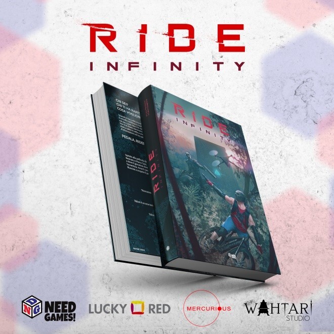 RIDE infinity NEED GAMES in italiano LIBRO GAME lucky red GAMEBOOK