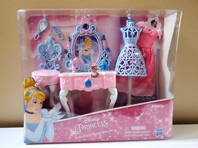 disney princess cinderella dressing table RARE! DISNEY PRINCESS CINDERELLA MAGIC TALKING VANITY