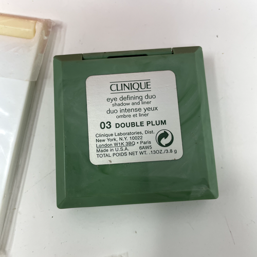 Vintage Clinique Make Up Set Compact Mirror Bag Blusher Shadow - Picture 5 of 12