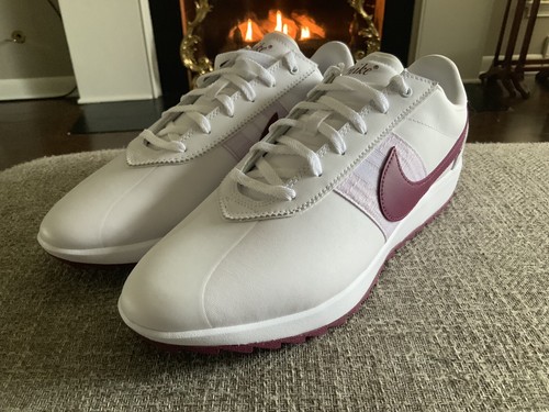 Nike Cortez Spikeless Golf Shoes White 