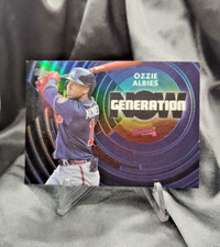 Ozzie Albies - BLACK - #263/299 - GENERATION NOW - 2022 Topps Series One - GN-7